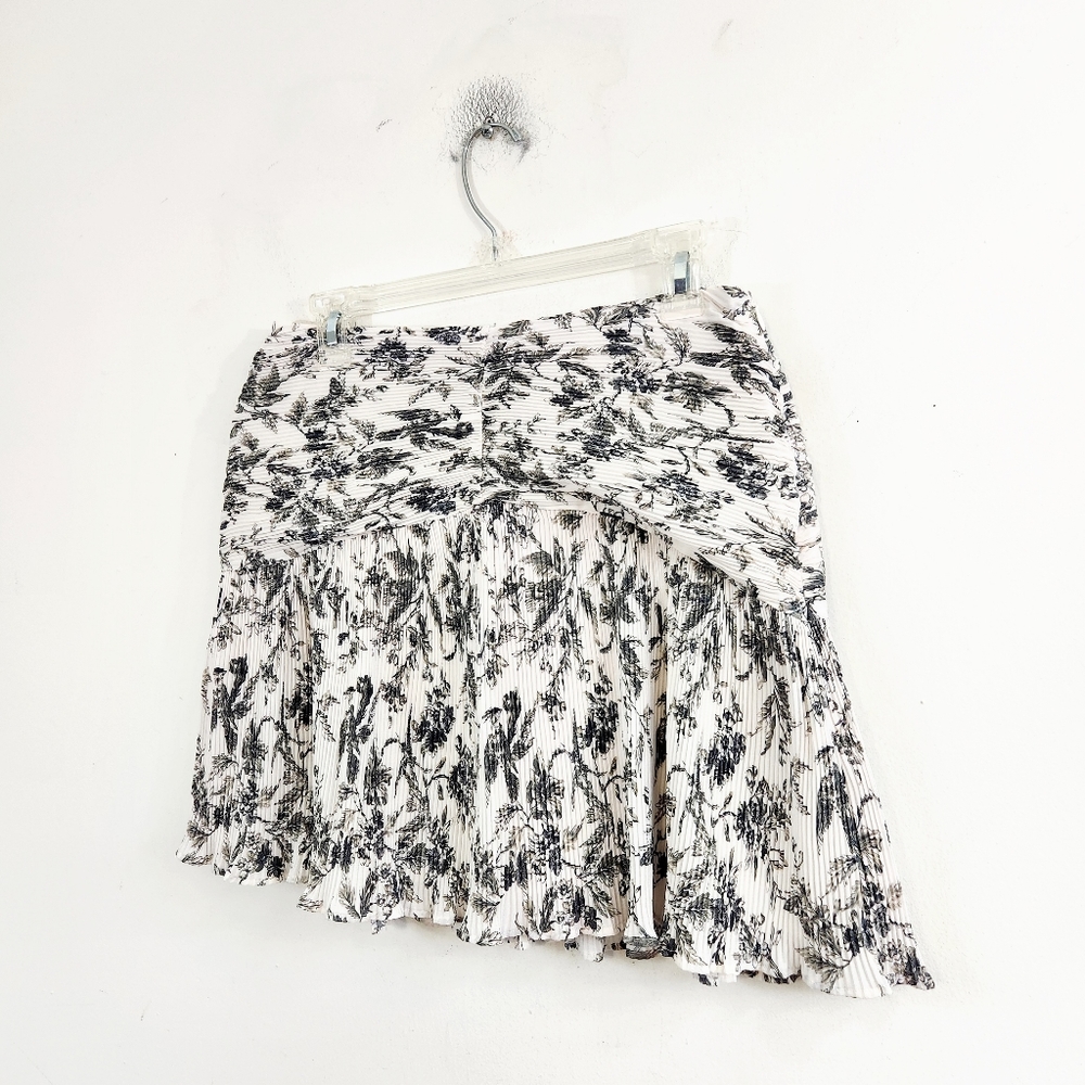 Express floral Shabby chic mini skirt